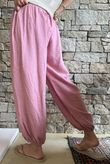 Basso Shirring Genie Pant Rose